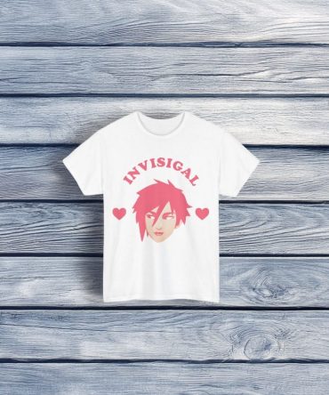 Unisex Invisigal Pink Heart T-Shirt