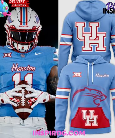 University Of Houston Football Houston Blue Special Hoodie