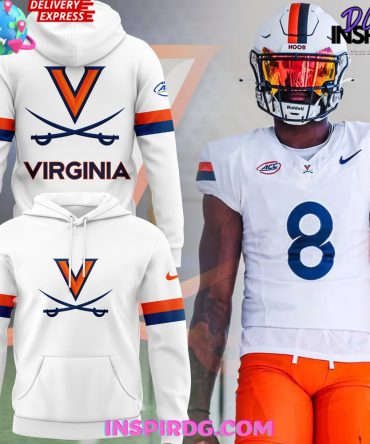 University Of Virginia Cavaliers White Nike Hoodie