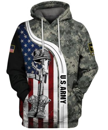 Men'S Veteran Hoodie Us Army Veteran T-Shirt Hoodie