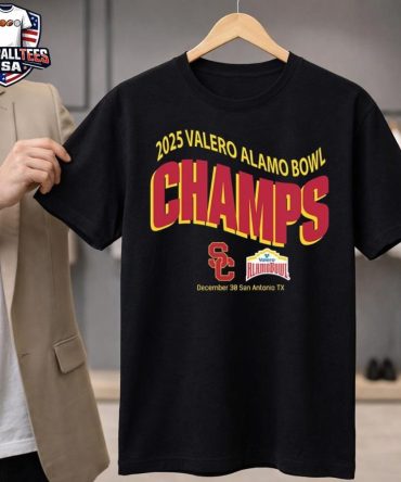 Usc Trojans Football 2025 Valero Alamo Bowl Champions On December 30 In San Antonio Tx Unisex Shirt