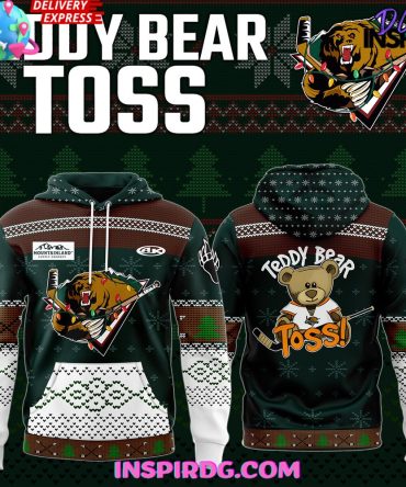 Utah Grizzlies Teddy Bear Toss 2024 Special Hoodie