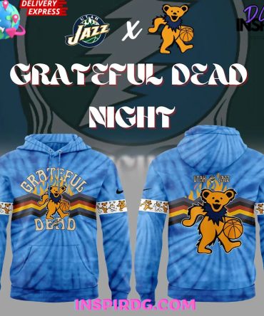 Utah Jazz Grateful Dead Night Edition Hoodie