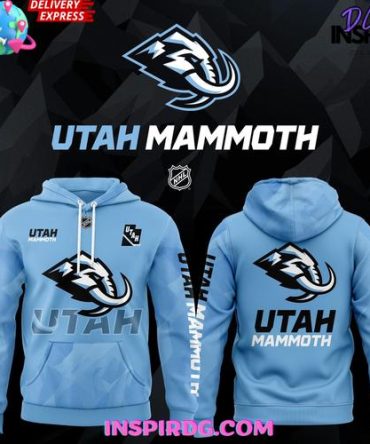 Utah Mammoth Blue Hoodie - Cozy Nhl Fan Gear