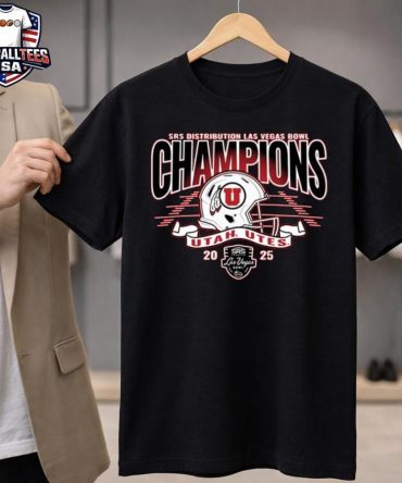 Utah Utes 2025 Las Vegas Bowl Football Champions Helmet Logo Unisex Shirt