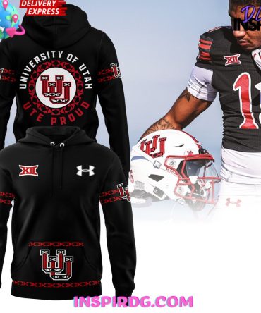 Utah Utes Football Fearless & Proud Hoodie