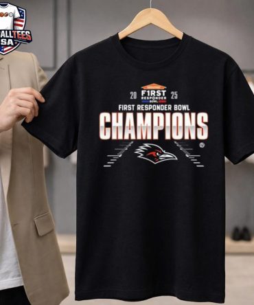 Utsa Roadrunners Champions 2025 First Responder Bowl Champions Logo Unisex Shirt