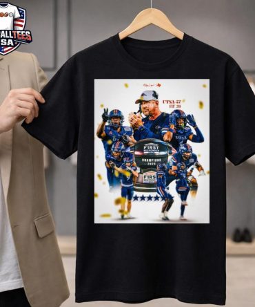 Utsa Roadrunners Football Are First Responder Bowl Champions 2025 Unisex Shirt