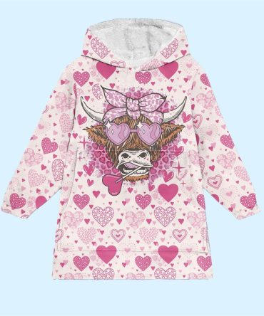 Valentine Western Blanket Hoodie