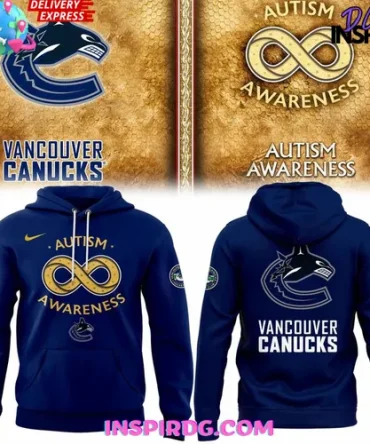 Vancouver Canucks Autism Awareness 2025 All Over Print Hoodie