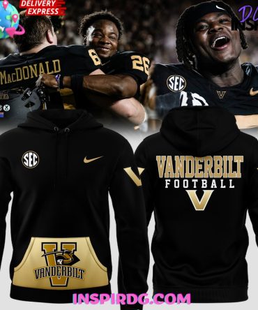 Vanderbilt Commodores Football Uniform 2024 Hoodie