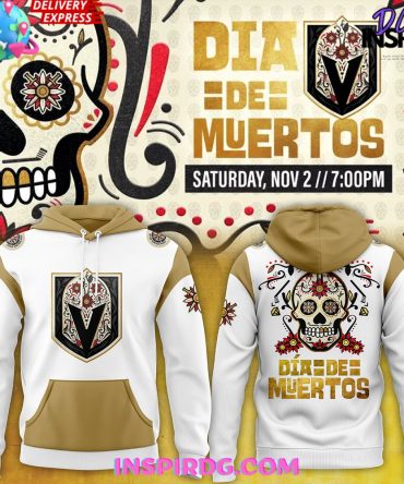 Vegas Golden Knights Dia De Los Muertos 2024 Hoodie