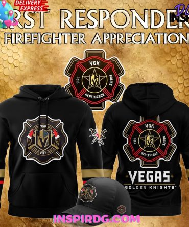 Vegas Golden Knights Firefighter Appreciation Night 2024 Hoodie