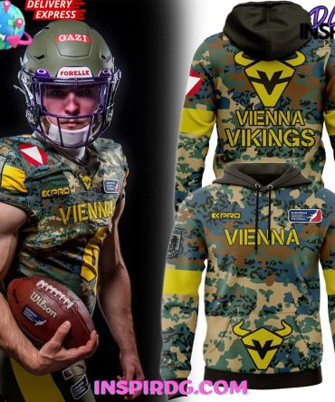 Vienna Vikings Salute To Service 2025 All Over Print Hoodie