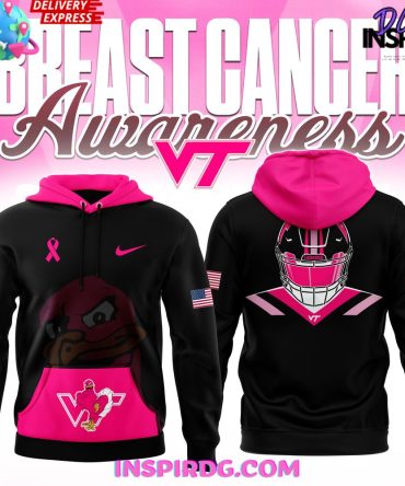 Virginia Tech Breast Cancer Awareness 2024 Hoodie
