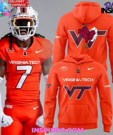 Virginia Tech Hokies New Uniform 2024-25 Orange Hoodie