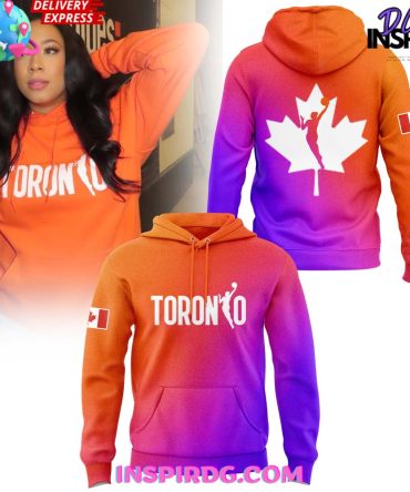 Wnba Toronto Canada Game Purple Orange Hoodie