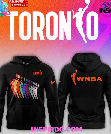 Wnba Toronto New 2025 Black All Over Print Hoodie, 3D Hoodie