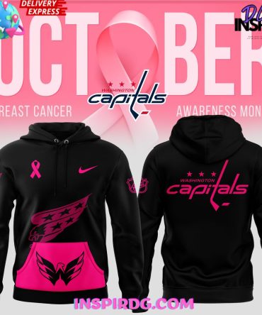 Washington Capitals Crucial Catch Breast Cancer 2024 Hoodie