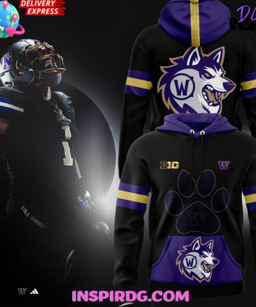 Washington Huskies Warcraft Black Night Special Hoodie