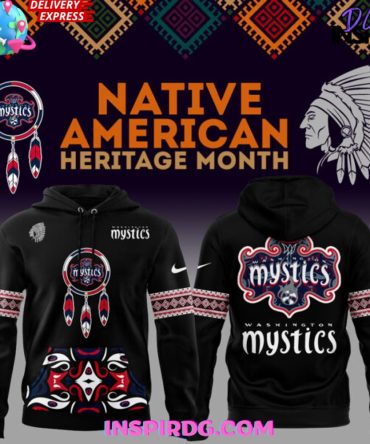 Washington Mystics Native American Heritage Month 2025 All Over Print Hoodie, 3D Hoodie