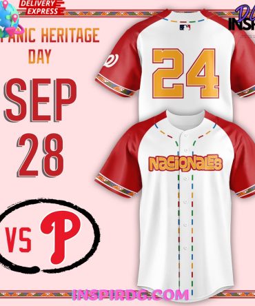 Washington Nationals Hispanic Heritage Day 2024 Baseball Jersey