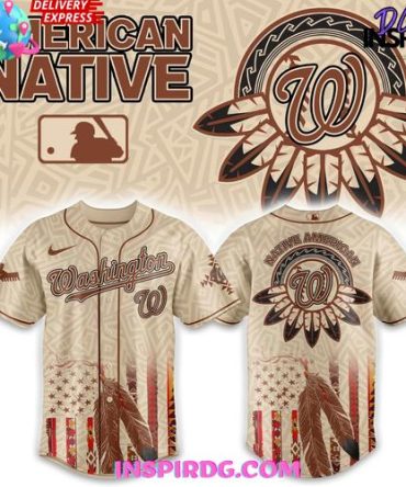 Washington Nationals Native American Heritage Honor 2025 Edition Baseball Jersey