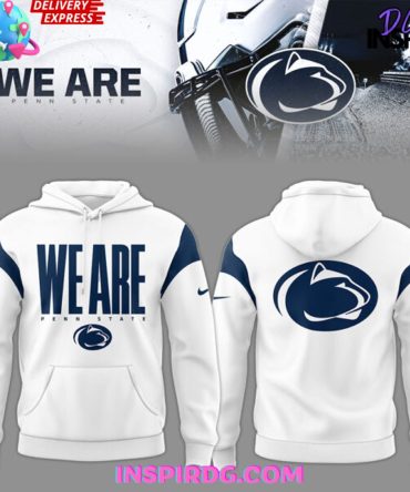 We Are Penn State Special Edition White Energy All Over Print Hoodie, 3D Hoodie