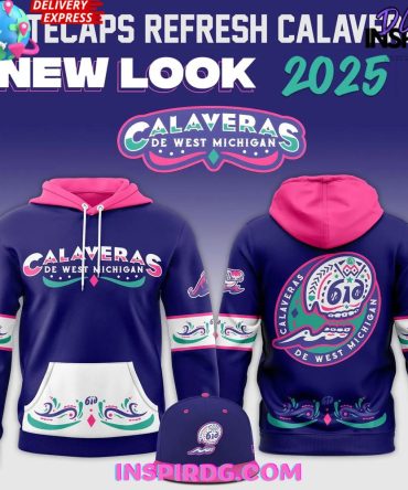 West Michigan Whitecaps 2025 Calaveras De West Michigan All Over Print Hoodie