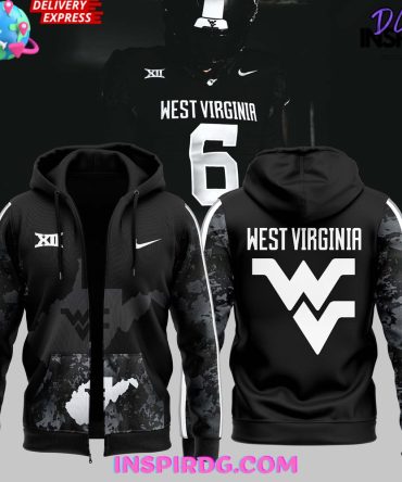 West Virginia Mountaineers Coal Rush 2024 Zip Hoodie