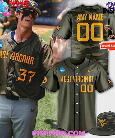 West Virginia Mountaineers Military Appreciation 2025 Camo Jersey