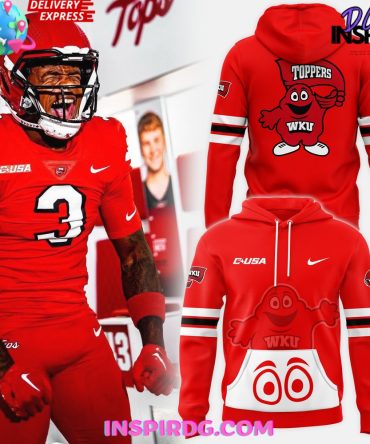 Western Kentucky Hilltoppers Football 2024 Red Hoodie