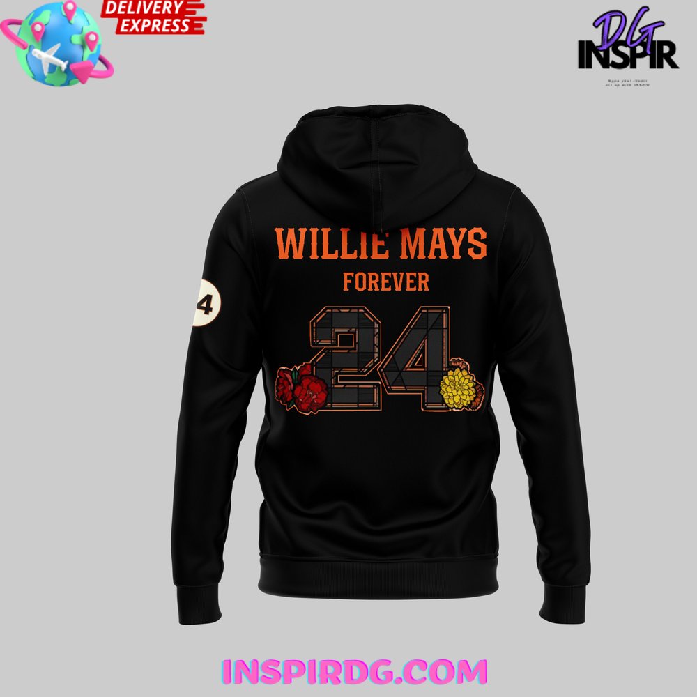 Willie Mays Forever 24 Limited Edition Hoodie - Image 4