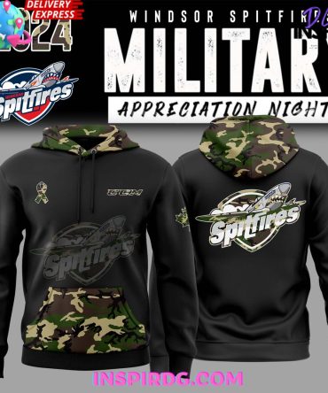 Windsor Spitfires Military Appreciation Special Hoodie
