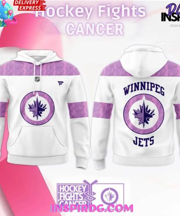 Winnipeg Jets Hockey Fights Cancer Special Hoodie