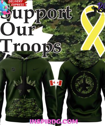 Winnipeg Jets Support Our Troops Special Hoodie