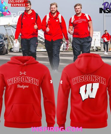 Wisconsin Badgers Football Under Armour 2024 Hoodie
