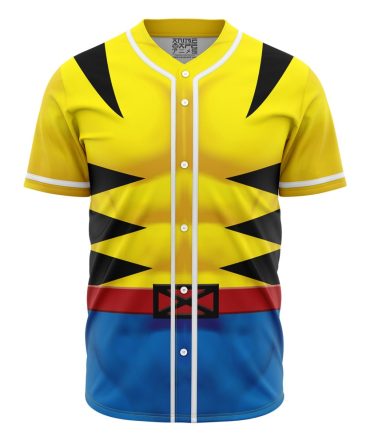 Wolverine Cosplay Marvel Baseball Jersey