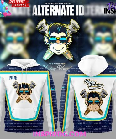Worcester Railers Monkey Wrenches Special All Over Print Hoodie, 3D Hoodie