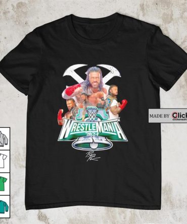 Wrestlemania 2024 Xl Roman Reigns Signature Shirt