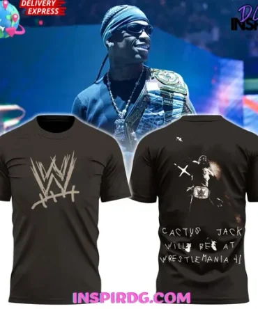 Wrestlemania Xli Travis Scott 2025 T-Shirt