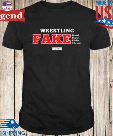 Wrestling Fake Blood Blows Kicks Throws T-Shirt