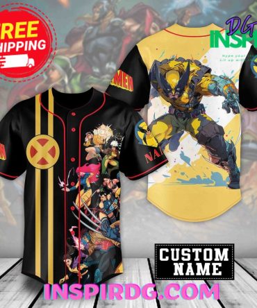 The X-Men Wolverine Custom Baseball Jersey