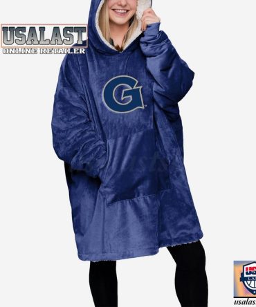 Georgetown Hoyas Ncaa Blanket Hoodie Hoodie Blanket