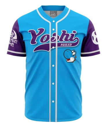 Yoshi Squad V2 Mario Bros Baseball Jersey