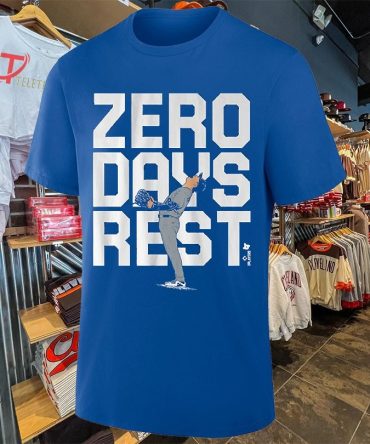 Yoshinobu Yamamoto Zero Days Rest Los Angeles Dodgers T-Shirts