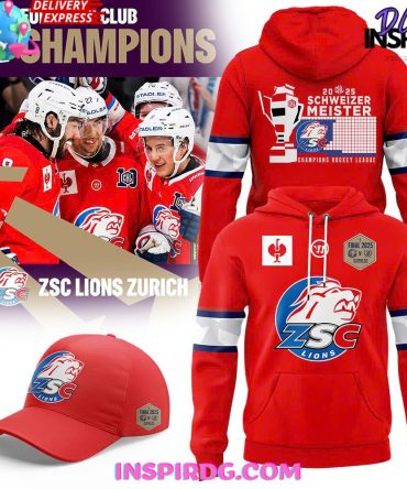 Zsc Lions Schweizer Meister 2025 Chl Champions All Over Print Hoodie, 3D Hoodie 