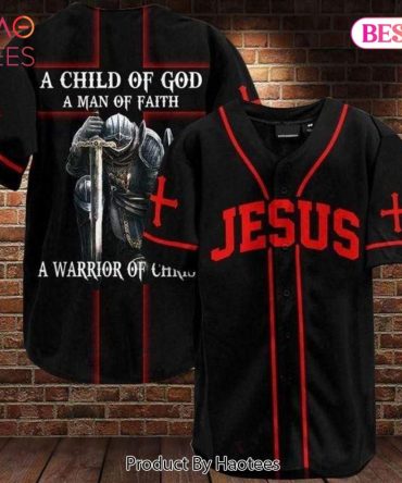 Faith Warrior Baseball Jersey - 'Jesus' Design For Devout Believers