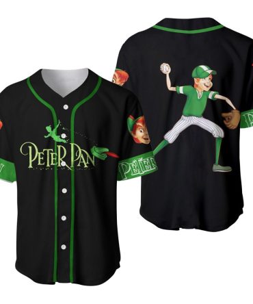 Peter Pan Baseball Jersey – Playful Design, Perfect For Fans & Collectors