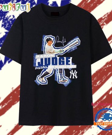 Aaron Judge New York Yankees 2025 American League Mvp Signature T Shirt